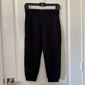 Franklin Black Baseball Softball Pants Youth Large